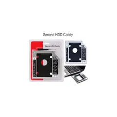 GENERICO - Adaptador disco duro sata laptop caddy segundo sdd hdd