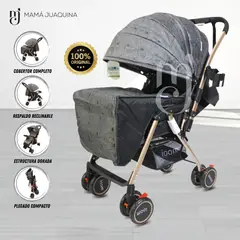 BEAUTIFUL - COCHE CUNA DE PASEO MOOI GRAY