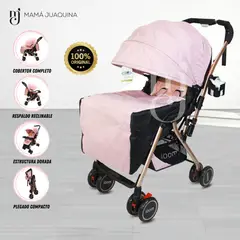 BEAUTIFUL - COCHE CUNA DE PASEO MOOI PINK