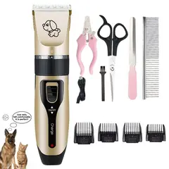 GENERICO - Kit Cortadora Pelo Perro C/Tijeras Y Accesorios