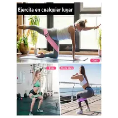 GENERICO - Set de 3 Bandas de Tela Entrenamiento Ejercicios
