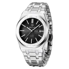 BENYAR - Reloj Hombre Lujo 5156 Metálico Octogonal