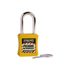 STEEL PRO - CANDADO STEELPRO X10 AMARILLO