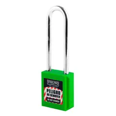 STEEL PRO - CANDADO LOCK OUT X10 LONG STEELPRO VERDE
