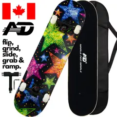 AD - Skateboard 31-inch Flip Grind Slide Grab Ramp - Popstar