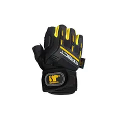 TODO FIT - Guantes ejercicio de pesas ciclismo amarillo