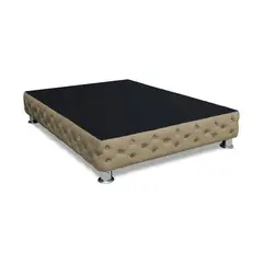 BARAKA HOME - Base De Cama Aarhus 2 plz - Beige Oscuro