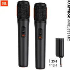 JBL - Micrófono Inalámbrico PartyBox X2 Pack Recargable 20H - Negro