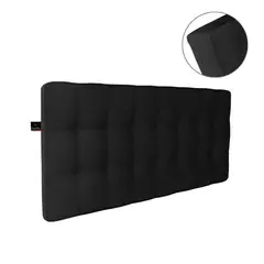 BARAKA HOME - Cabecera maltes 2 plz - Negro