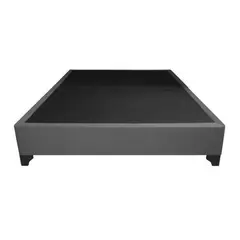 BARAKA HOME - Base de Cama Luton Queen 1.53 x 2.03 - Gris Oscuro