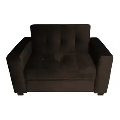 BARAKA HOME - Sofá Cama Madison 1.5 plz - Chocolate