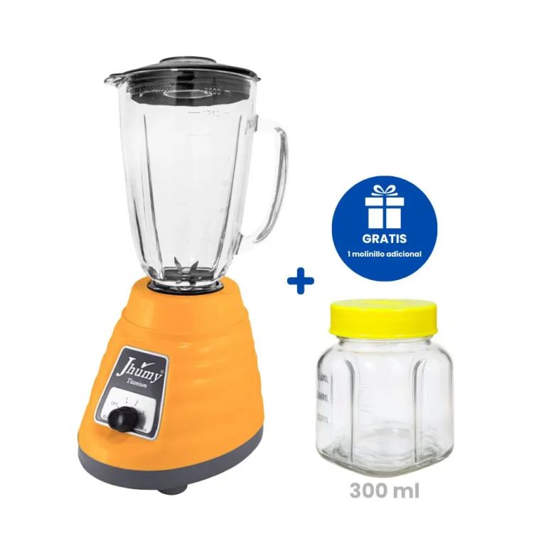 LICUADORA TITANIUM ANARANJADO 2L 600W
