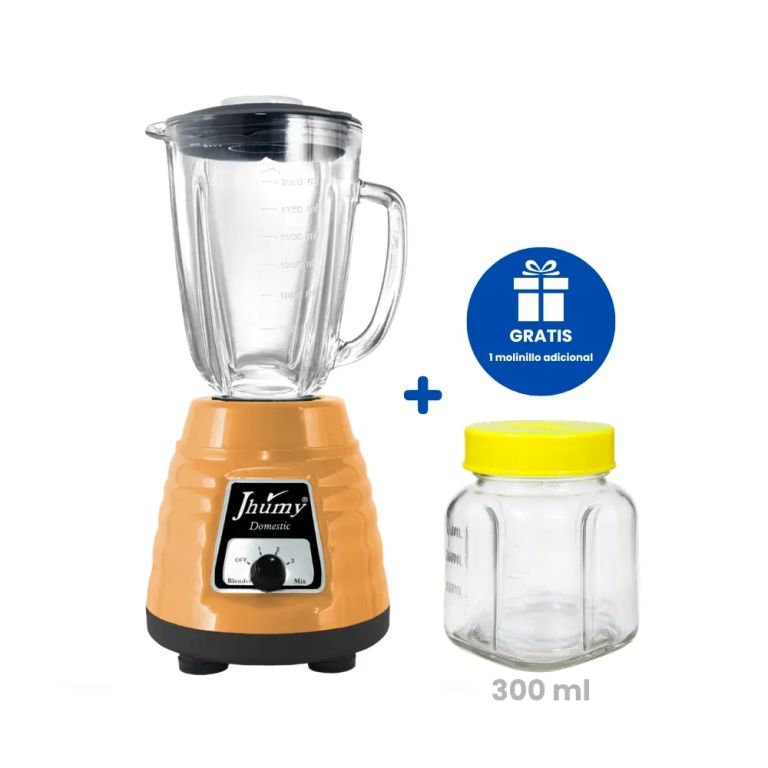 LICUADORA DOMESTIC ANARANJADO 2L 600W