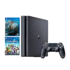SONY - Consola PlayStation 4 Slim 1TB Negro + 2 Juegos REACONDICIONADA