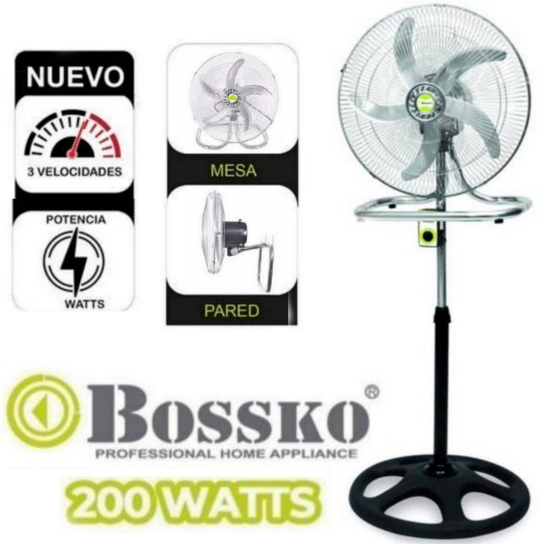 Ventilador de 5 Aspas 3en1 De 18 200W BK-8219IV