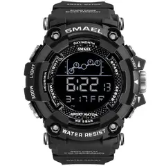 SMAEL - Reloj Deportivo 1802 Negro Digital Resina
