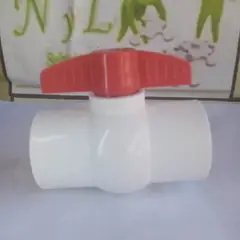 C AND A TOOLS - Válvula Esférica PVC Sin Rosca C&A 1.1/2" - Blanco