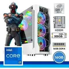 INTEL - Cpu procesador core i7 10700 2.9/4.8ghz 10ma g, discos ssd 500gb , ram 16
