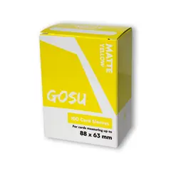GOSU - Accesorios Funda Matte Standard Mtg - Yellow