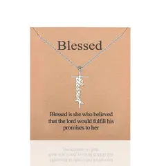 SHOPSMART - Cadena Blessed Acero