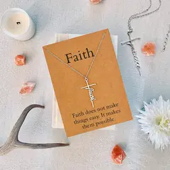 SHOPSMART - Cadena Faith en Acero