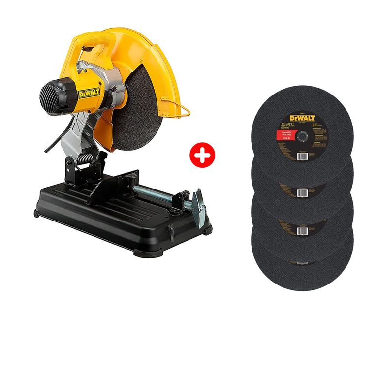 Tronzadora de Metal 14'' 2300W + 4 Discos D28730-K4