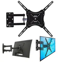 GENERICO - RACK TV Soporte Móvil Plegable de Giratoria para TV 14 - 55 - Negro