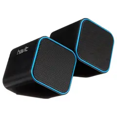 HAVIT - Altavoces Multimedia USB 2.0 HV-SK473 negro con azul