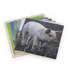 SEIGARD - JUGUETE ROMPECABEZAS DE ANIMALES DE LA GRANJA PARA NIÑOS