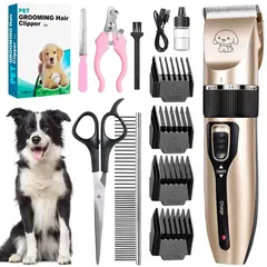 GENERICO - Cortador Pelo Mascotas Máquina Digital Eléctrica Inalámbrico