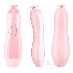 ITELSISTEM - Corta Úñas Eléctrico Para Bebe Con 6 Limas Rosado