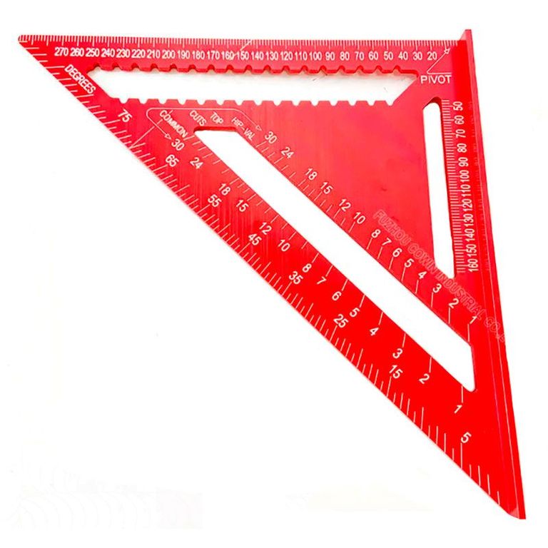 Escuadra Rapida 30cm - 12 Pulgadas Rojo
