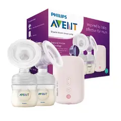 AVENT - Extractor Eléctrico Doble con Doble Bolso SCF393