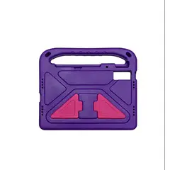 GENERICO - Funda de Goma con Diseño Triangulo para Tablet Xiaomi Pad 10,6 Morado