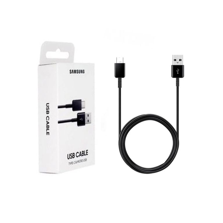 CABLE USB A TIPO C  NEGRO ORIGINAL