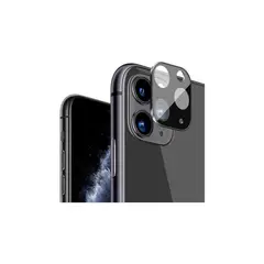 GENERICO - 2 vidrios templado para lente de camara para iphone 12 pro max - negro