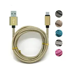 GENERICO - Cable cargador de carga usb smarphone v8 1m de nylon trenzado cargador para