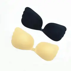 GENERICO - Brasier invisible lavable push up levanta y junta - copas sujetador