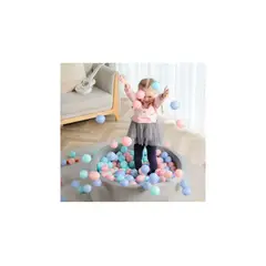 GENERICO - Set de 100 pelotas color pastel didáctico-estimulación