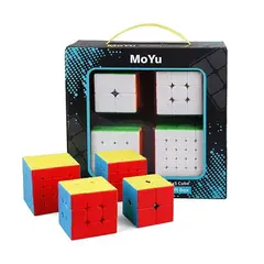 MOYU - Cubo Mágico Cubo Rubik - Set 4 Piezas