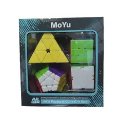 MOYU - Cubo Mágico Cubo Rubik - Set 4 cubos