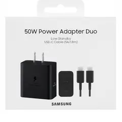 SAMSUNG - Cargador Usb-C 50W Duo Cable 5A 180CM EP-T5020