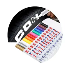 GENERICO - Plumon Marcador PERMANTE logo llanta PAINT - Rojo