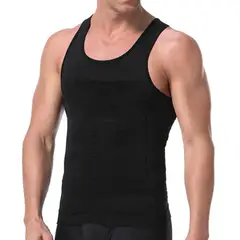 GENERICO - Camiseta Faja Reductora Remodela Abdomen Hombres Vivid Bvd