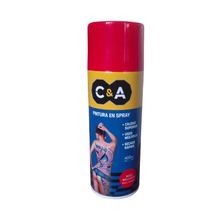 Pintura Spray C&A Rojo Brillante #311 - Rojo