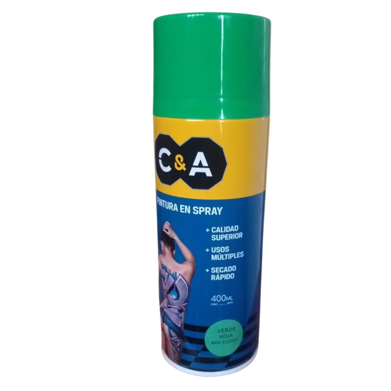 Pintura Spray C&A Verde Hoja #49 - Verde