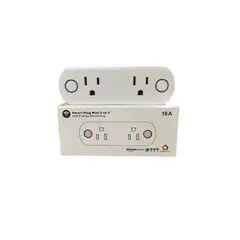 GENERICO - ENCHUFE INTELIGENTE 2 EN 1 COMPATIBLE CON ALEXA