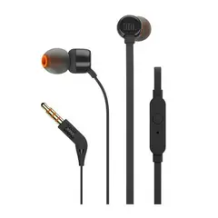 JBL - Audífonos T110 Pure Bass Sound 35mm con Micrófono Negro