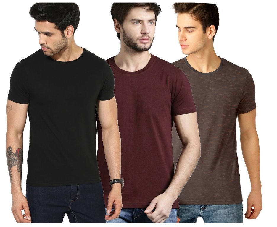 Pack x 3 polos manga corta para hombre.
