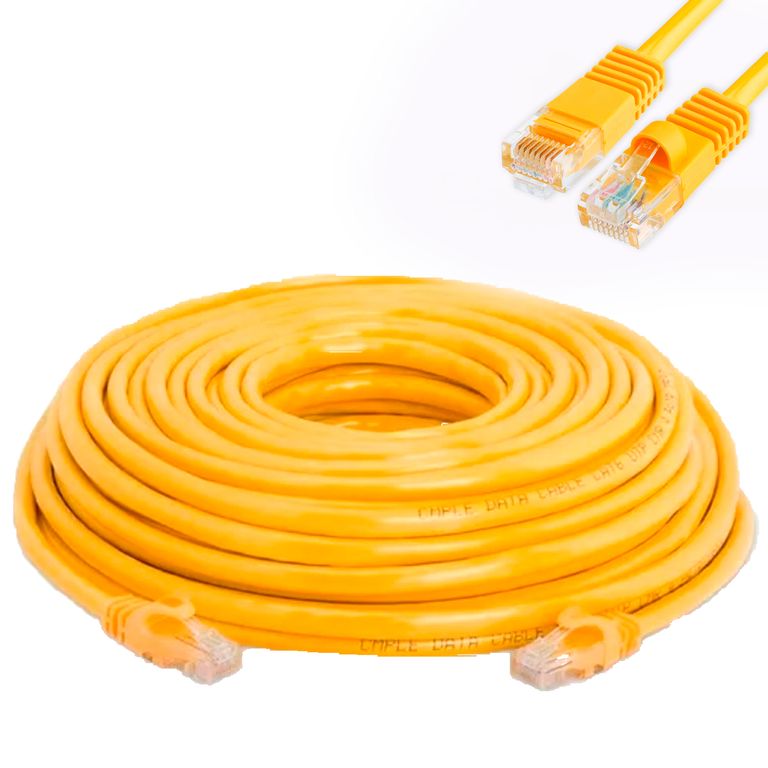 Cable De Red Internet Cat 6e Ethernet 30 Metros Alta Velocidad